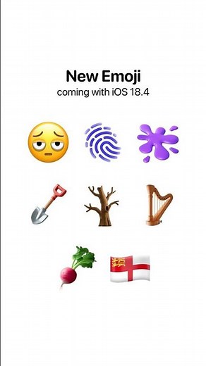 First Look at New Emojis in iOS 18.4! 😍🔥