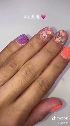 Dip Powder Removal 💗 #dippowder #dippowdernails #removal #nailremoval #fy #fypシ #foru #nail #nails #nailathome #athome #nailsathome #nailvid #nailtok