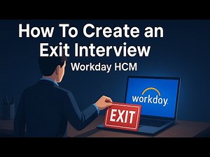How to Create an Exit Interview in Workday HCM | Step-by-Step Guide