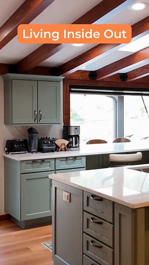 41 reactions · 10 comments | Living Inside Out ✨ A seamless pass-through window that brings the kitchen to the patio — and the patio to you. Entertainment just got an upgrade. #KCRemodeling #IndoorOutdoorDesign #PassThroughWindow #KitchenRemodel #OutdoorLiving #CustomCarpentry #PNWBuilder #VancouverWA #RemodelLife | KC Remodeling LLC | Facebook