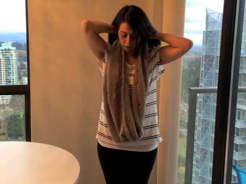 How to Wear an Infinity Scarf 3 Simple Ways