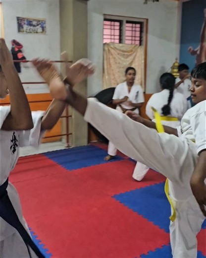 🔥Kyokushin fight Training 🔥#motivation #kyokushin #karate1 #oyama martial arts Academy #thiruvalla