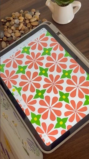 Creating a Seamless Floral Pattern in Minutes 🌿 #patterndesign #art #floraldesign #seamlesspattern