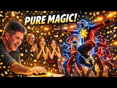 PURE MAGIC on AGT 2025! ✨😭 Filipino LED Dance Crew LIGHT WIRE Wins Simon Cowell’s Golden Buzzer
