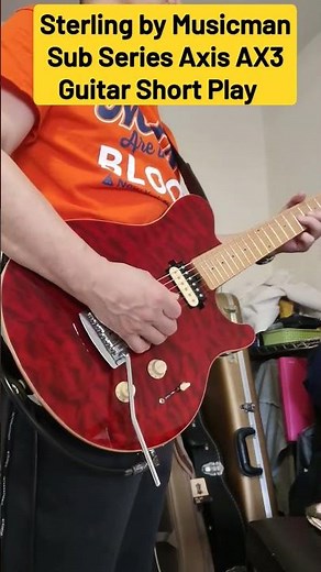 Sterling by Musicman Sub Series Axis AX3 Electric Guitar Play Short