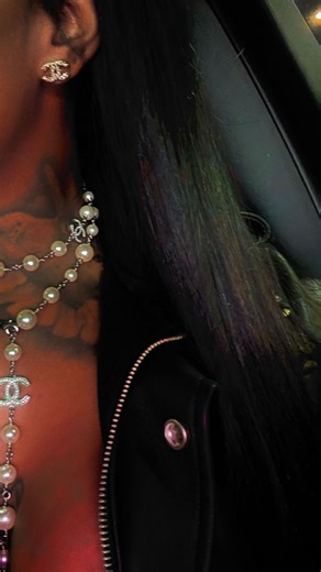 KM on Instagram: "Grwm for a night out Jacket @manieredevoir Leggings @khy Bag, Pearls, Earrings @chanelofficial Boots @christianlouboutin Bracelets @vancleefarpels @cartier Hair @shopkmc_ #grwm #blackgirlluxury #fashion #fyp"