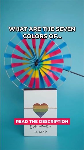 Seven Colors Of Rainbow Spectrum #Shorts