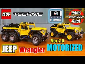 LEGO Technic 42122 Jeep Wrangler MOTORIZED Ver. 2.0 / ЛЕГО Техник 42122 Моторизированный Версия 2.0