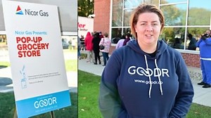 Nicor Gas, together with food waste management and hunger relief company GoodrCo., helped 250,000 Illinois families meet their basic needs. The company hosted three popup grocery stores and energy assistance events with Goodr in some of its economically hardest hit service areas. #WarmHomesWarmerHearts #DoGoodr | Nicor Gas