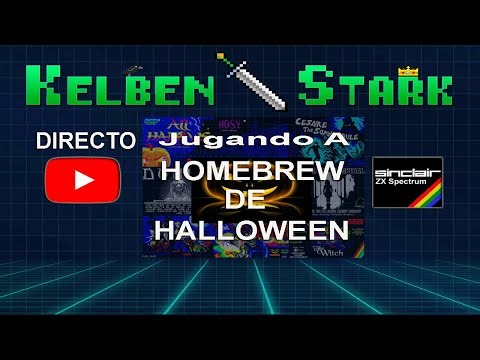 Directo Jugando A Homebrew de Halloween en ZX Spectrum