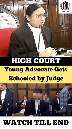 Young Advocate Gets Schooled by Judge #judge #advocate #highcourt #shorts