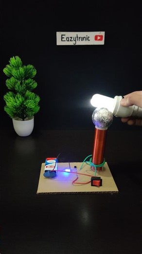 Tesla Coil Using 2N2222A Transistor #teslacoils #tesla #teslaproject #scienceexhibition #iot #diy