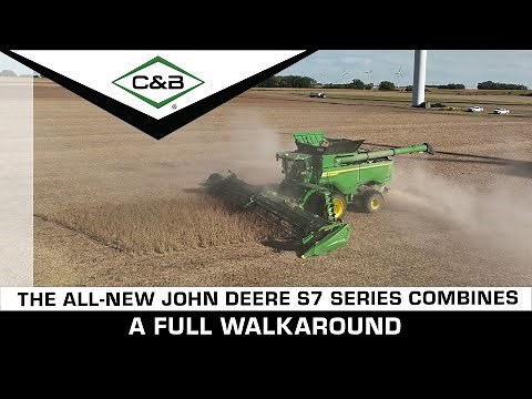 All About the ALL-NEW John Deere S7 Series Combines - A Full Walkaround