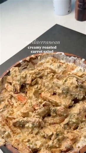 🥕CREAMY ROASTED CARROT SALAD