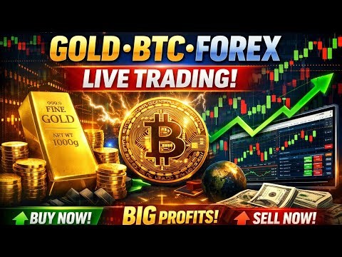 🔥 Title: GOLD + BTC + FOREX LIVE TRADING 🔴 | Real-Time Signals & Big Profit Setup 🚀