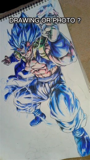 "Let's See How The Algorithm Treats This Gogeta Blue Drawing Part -3 "
