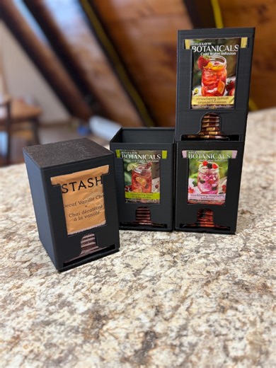 Stackable Tea Bag Dispenser | 3D Printed PLA Organizer for Kitchen Counter - Etsy