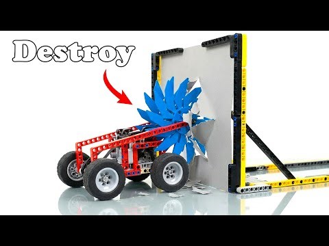 LEGO Technic Engineering: Destroying Paper Wall | Smart Lego