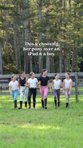 Short Stirrup ® on Instagram: "Ponies & barn friends > boys & iPads 😌"
