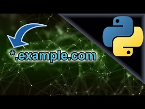 Enumerate subdomains of a website with Python