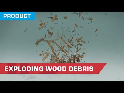 Exploding Wood Debris Stock Footage Now Available | ActionVFX
