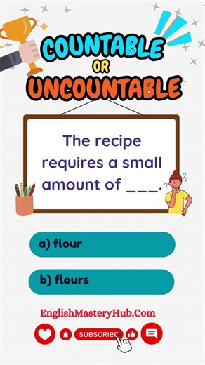 Countable vs Uncountable Nouns 🧠✨
