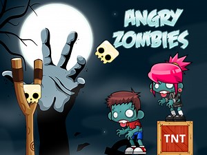 Play Angry Zombies | Free Online  Games. KidzSearch.com