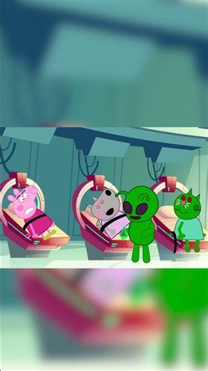 An Alien turned Peppa Into a Zombie! #peppapig #animation #funny