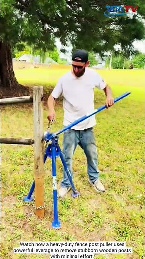Fence Post Puller That Saves Hours!