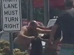 Drivers watch on as shocking road rage incident erupts on street