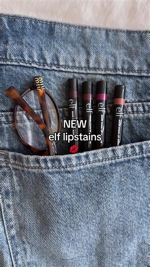 obsessed #elf #lipliner #lipstain #lipcombo #elfcosmetics | elf lip stain