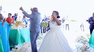 Can your bride dance like ours? Come see our lovely bride Grace dressed by #exquisitebridalkampala #dancing bride #happybride | Exquisite Bridal