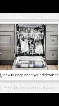 How To Deep Clean Your Dishwasher (& Remove The Filters) 😷