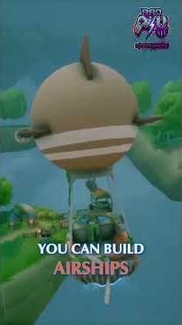 Solarpunk Survival: Build, Farm, Explore Floating Islands! #shorts