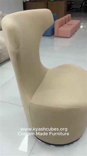 Custom Made Swivel Chair by Kyash Cubes #furniture #diningchair #chair #swivel #swivelchair #design