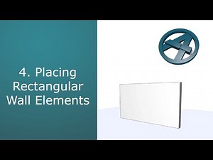4. Placing Rectangular Wall Elements in ArchiFrame