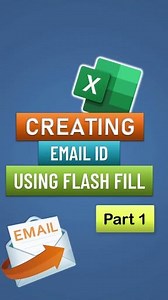 2K views · 21 reactions | Excel Tricks : Creating Email ID using Flash fill #excelhacks #exceltricks #MsExcel #msexceltips #msoffice #Excel | A1 Star Institute | Facebook