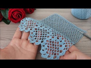 ✨ Easy Filet Crochet Border Pattern | Elegant & Lightweight Lace Tutorial for Beginners
