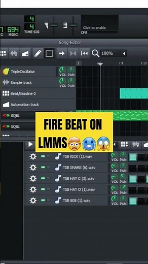 beat on lmms #lmms #lmmstutorial #howtomakeabeat #howto #beat