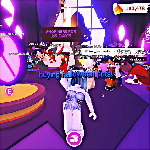 so happy!! #halloween #adoptme #fyp #roblox #pets #viral #zyxcba