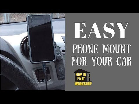 DIY Easy Phone Mount for your car