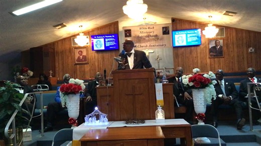 White Rock Missionary Baptist Church 61st Pre- Church Anniversary Dr. Mose A. Thomas ~ Pastor Mount Hebron Missionary Baptist Church Dr. Max A. Miller, Jr. ~ Proclaimer “Praising God From Both Ends Of The Spectrum” 2 Chronicles 5:11 & 13 | Mt Hebron Mbc