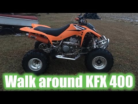 2006 Kawasaki KFX 400 walk around