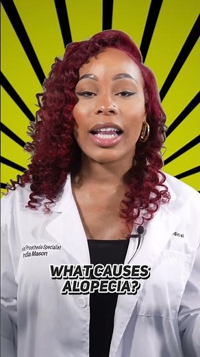 What causes alopecia?