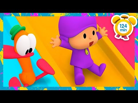 🎢 Color Show: Colores en español para niños con el tobogán [124 min] CARICATURAS y DIBUJOS ANIMADOS