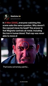 Why the Cop in This X-Men Scene Could Not Move His Head