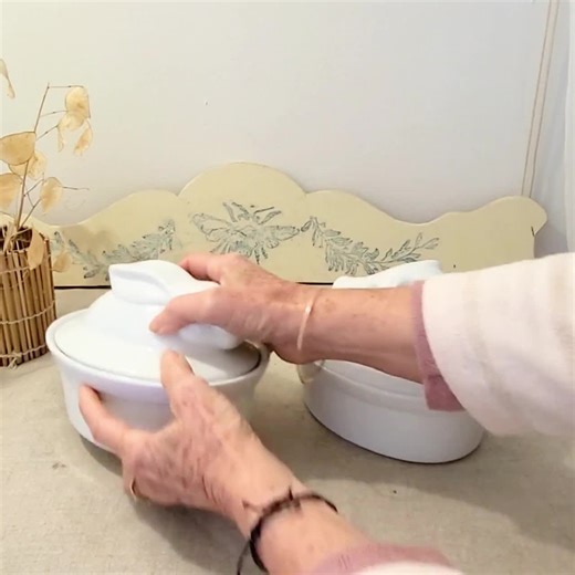 Set of 2 Porcelain Terrines – Rabbit & Boar Lids | Menastyl | Vintage French Kitchenware | 18 Cm - Etsy