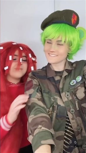 Remake Flippy and Flaky cosplay ! #happytreefriends #cosplay