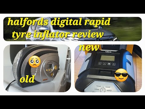 halfords rapid digital tyre inflator review