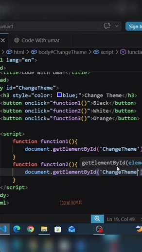 make a theme changer using javascript (step by step tutorial)